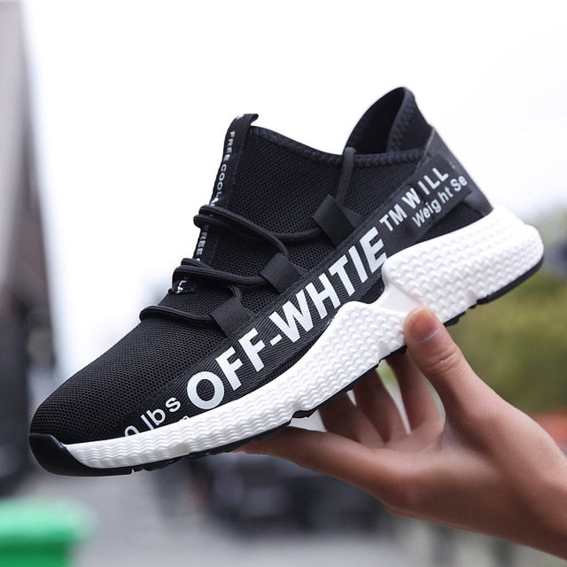 2019 New Fashion Off White Running Shoes For Men Lace Up Sneakers
