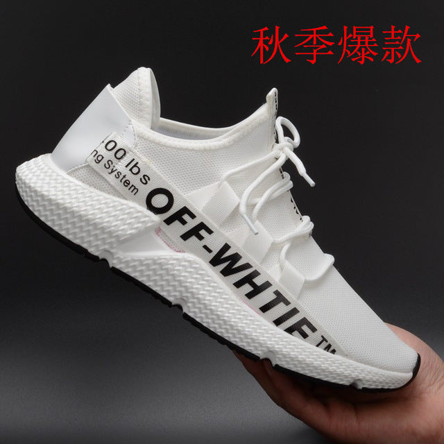 2019 New Fashion Off White Running Shoes For Men Lace Up Sneakers